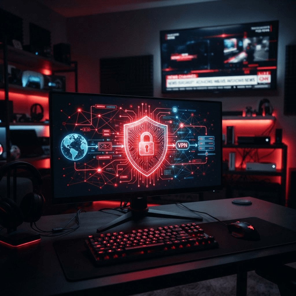 VPN-Verschlüsselung und Netzwerktechnik im Zusammenhang mit IPTV-Verbindungen